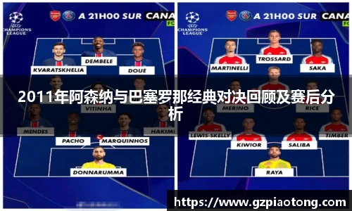 2011年阿森纳与巴塞罗那经典对决回顾及赛后分析