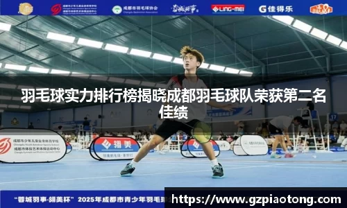 羽毛球实力排行榜揭晓成都羽毛球队荣获第二名佳绩